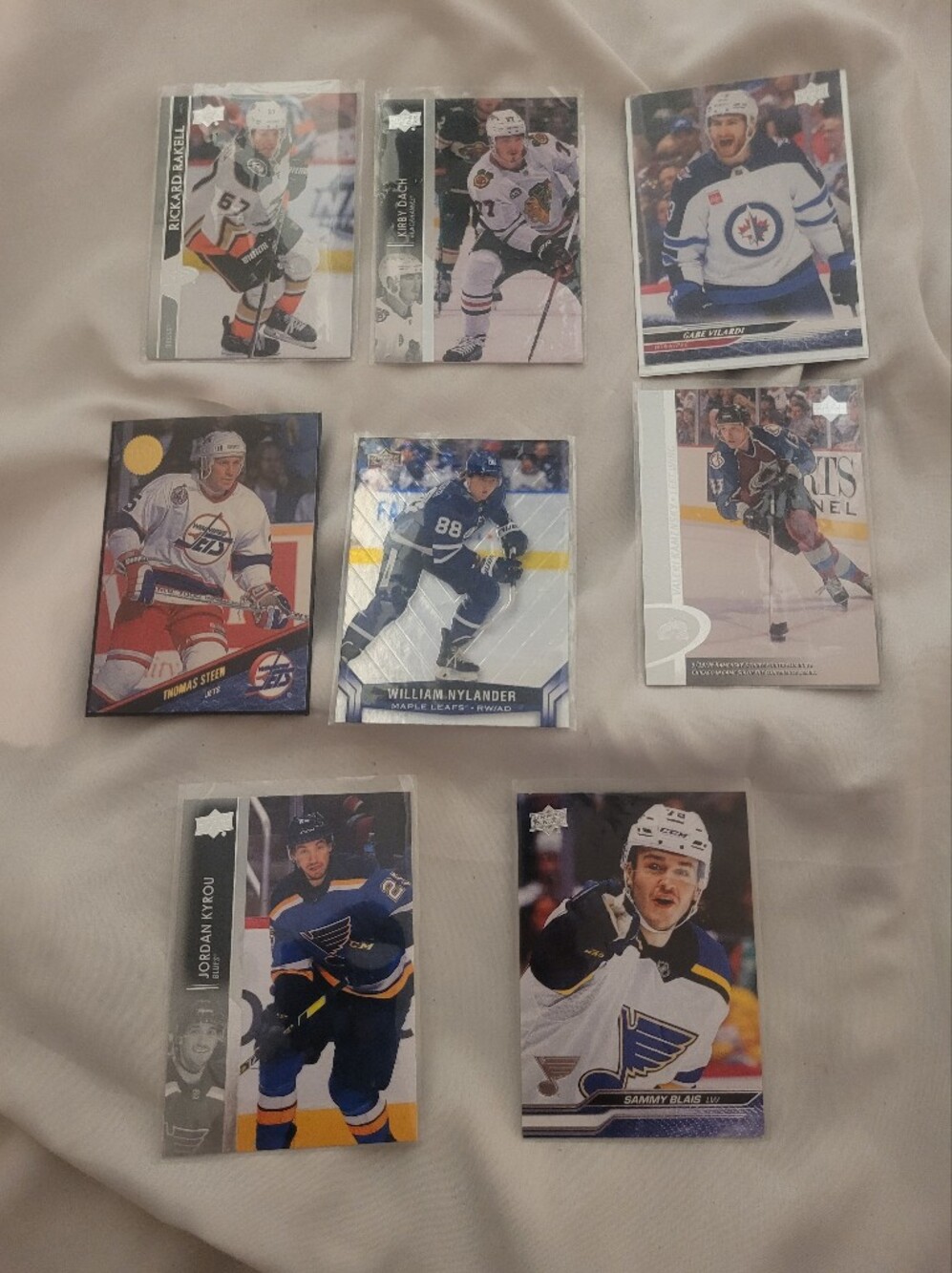 Upper Deck Hockey Trading Cards Pack - Assorted Players (Blue, White)